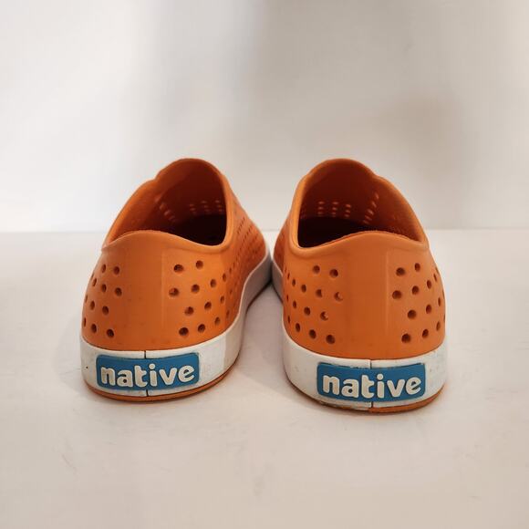 NATIVE SHOES Jefferson CLASSIC Orange Lightweight Slip On Big Kids|Juniors 4 - Picture 4 of 8